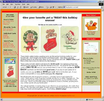 Edible Pet Greeting Cards!